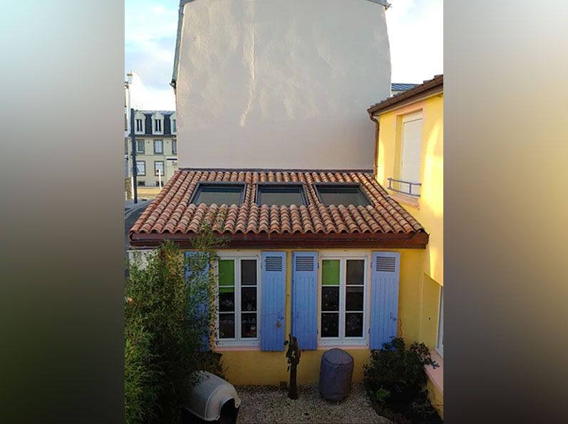 verrière velux sur tuiles à brest